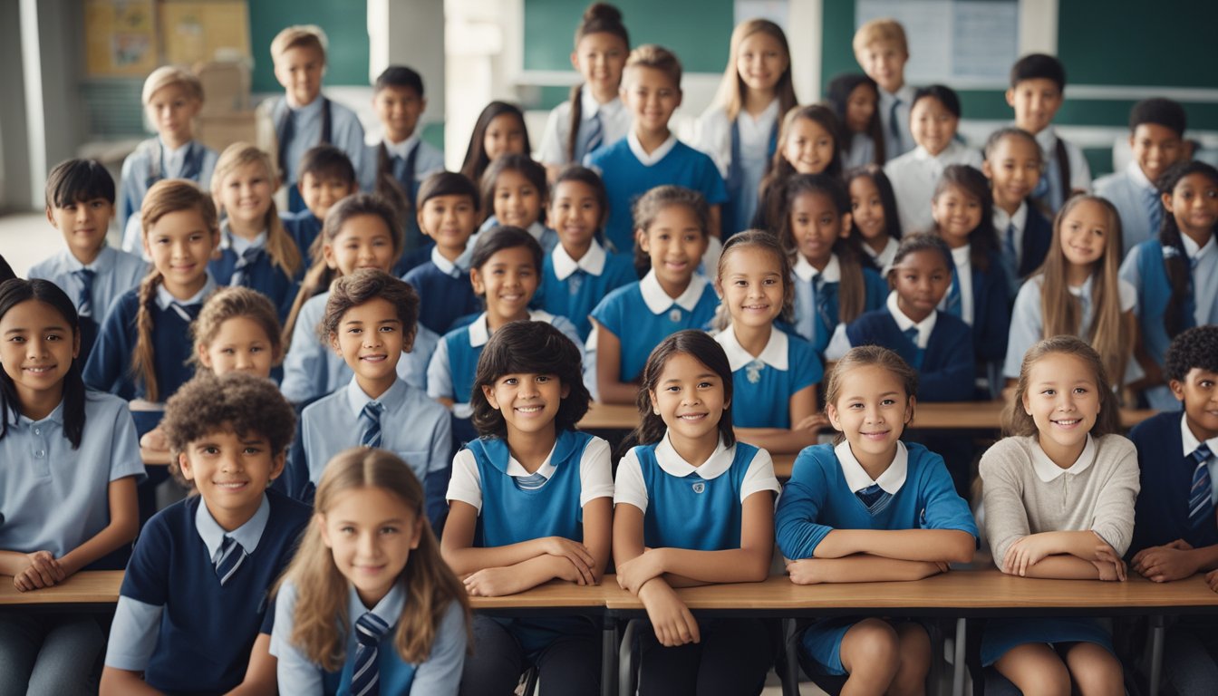 A group of school-age children engage in various activities, facing challenges and setbacks with determination and positive attitudes